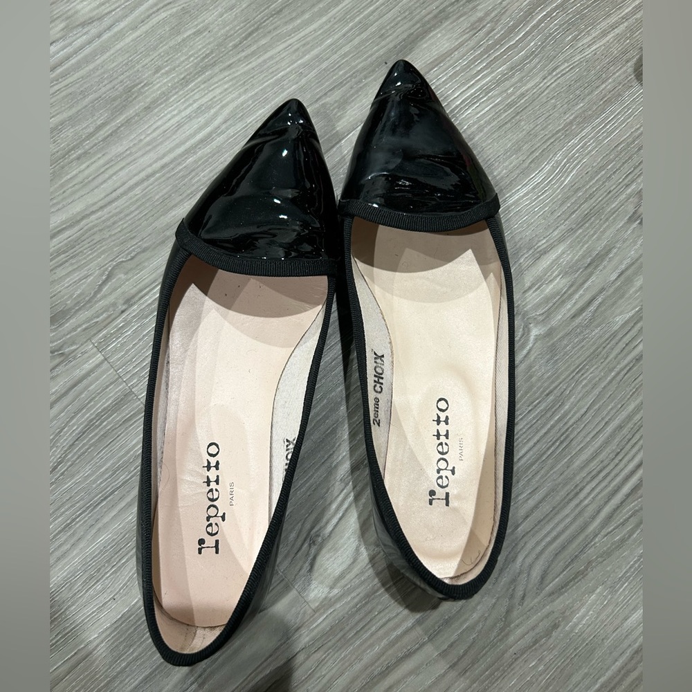 Repetto ballet flats, patent leather